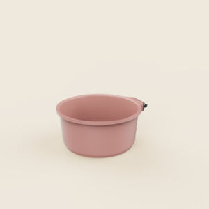 CASSEROLE SANS POIGNEE COOKUT ANTI ADHERENTE 20 CM COULEUR GUIMAUVE