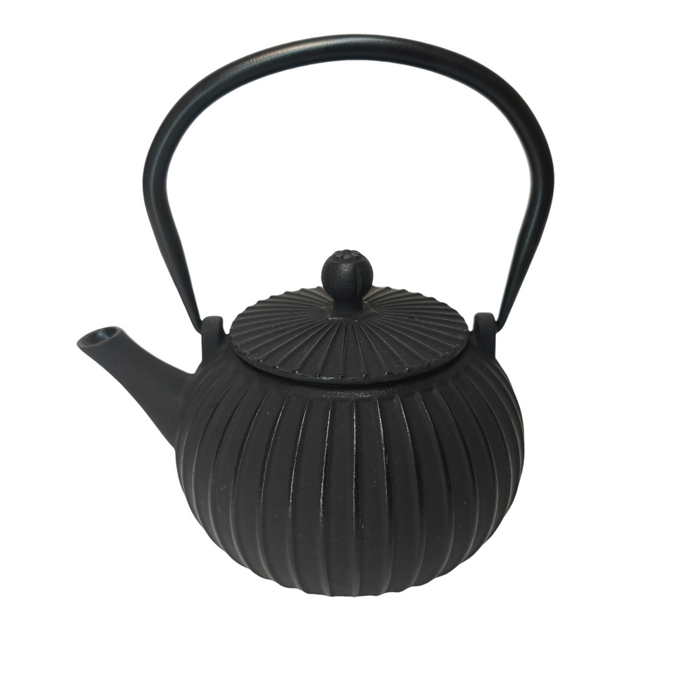 THEIERE FER FONTE ET INOX 1 L NOIRE 18.5 X 14.7 X 21.5 CM - Photo N°1