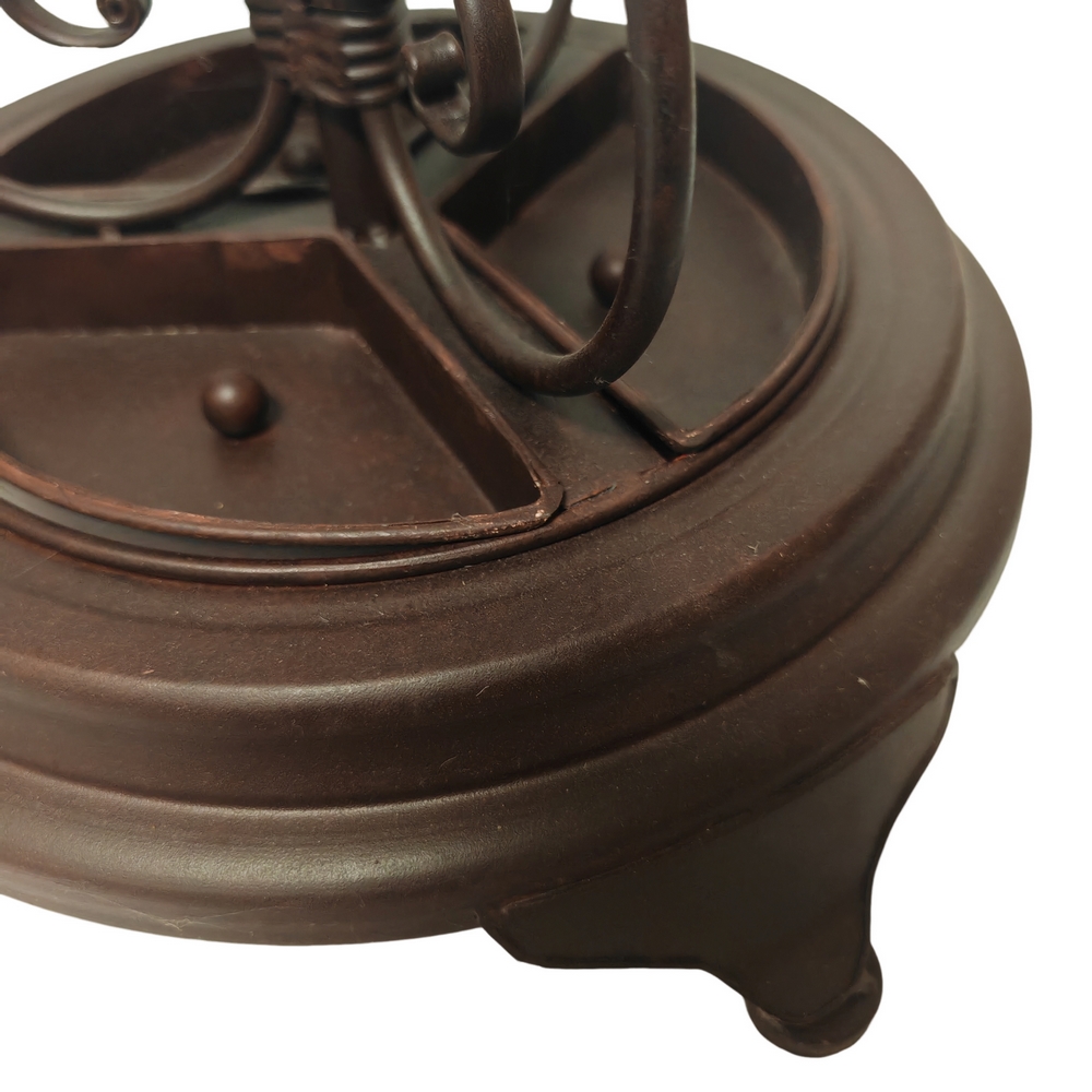 PORTE PARAPLUIE ANTIQUE EN FER FORGE 37 X 75 X 37 CM - Photo N°5