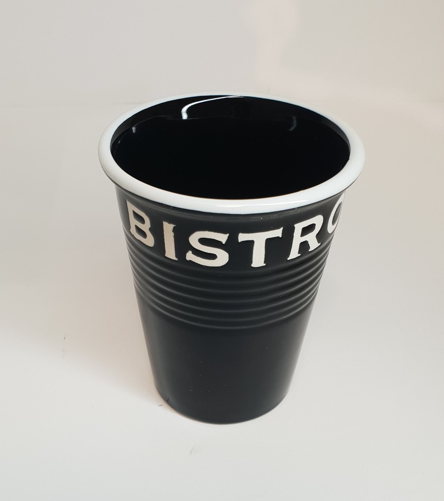 SET DE 6 GOBELETS BISTROT COULEUR ASSORTIS VIEILLI 10.5 X 8.5 cm - Photo N°6