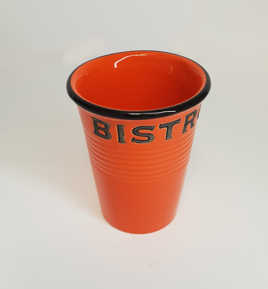 SET DE 6 GOBELETS BISTROT COULEUR ASSORTIS VIEILLI 10.5 X 8.5 cm - Photo N°7