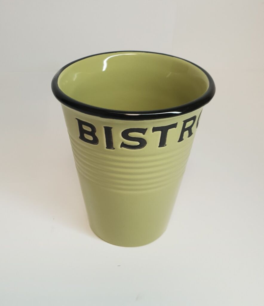 SET DE 6 GOBELETS BISTROT COULEUR ASSORTIS VIEILLI 10.5 X 8.5 cm - Photo N°8