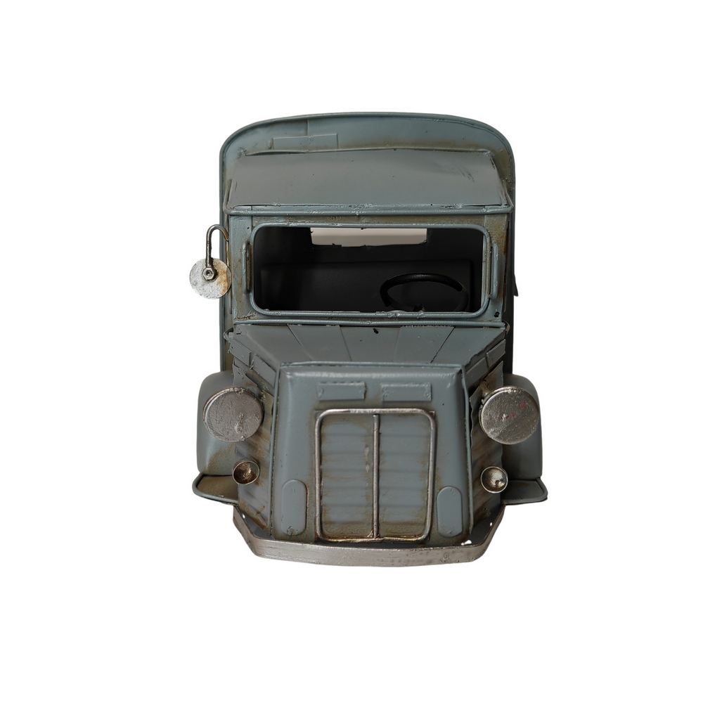 CAMION DE BROCANTE ANCIEN TUBE CITROEN  METAL 28 X 16 X 21 CM - Photo N°3