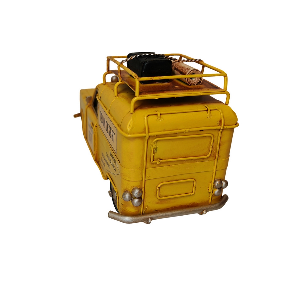 REPLIQUE 4L FOURGONNETTE RENAULT JAUNE 27.5 X 15 X 11 CM - Photo N°2