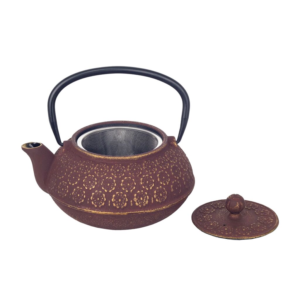 THEIERE LIE DE VIN EN FONTE  1 L  18 x 15.5 x 11 cm - Photo N°3