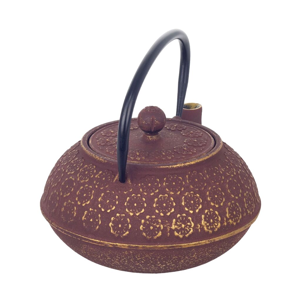 THEIERE LIE DE VIN EN FONTE  1 L  18 x 15.5 x 11 cm - Photo N°4