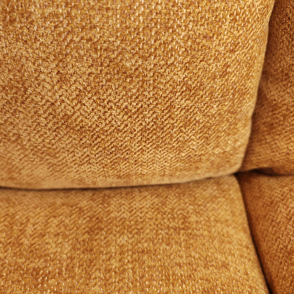 FAUTEUIL CLUB PIVOTANT TIISU MOUTARDE  H 91 X L 77 X P 85 CM - Photo N°6