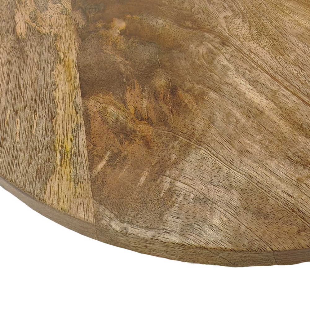 PLANCHE A DECOUPER RONDE EN ACACIA MODELE ATIKA 40 x 30 x 2 cm - Photo N°2