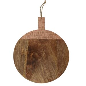 PLANCHE A DECOUPER RONDE EN ACACIA MODELE ATIKA 40 x 30 x 2 cm
