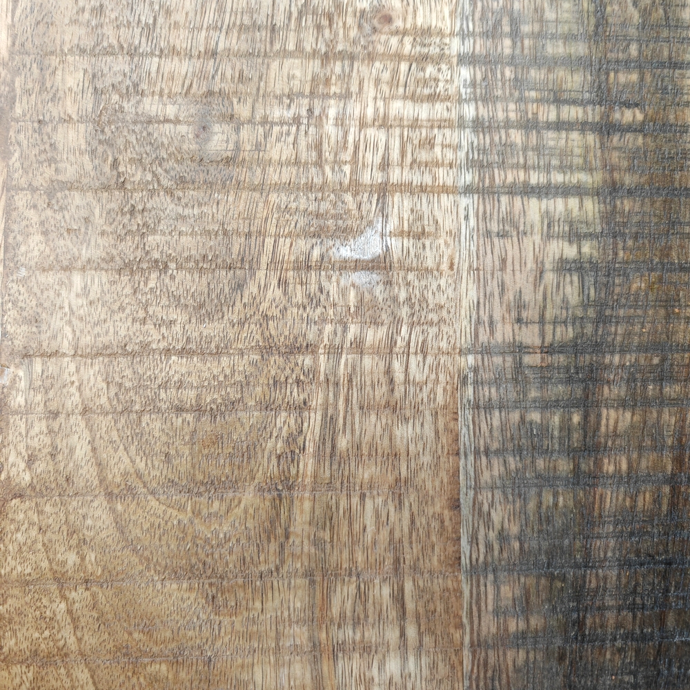 BAHUT 2 PORTES 4 TIROIRS PALISSANDRE BRUTE TRACES DE SCIAGE 120 X 86 X 38 CM - Photo N°5