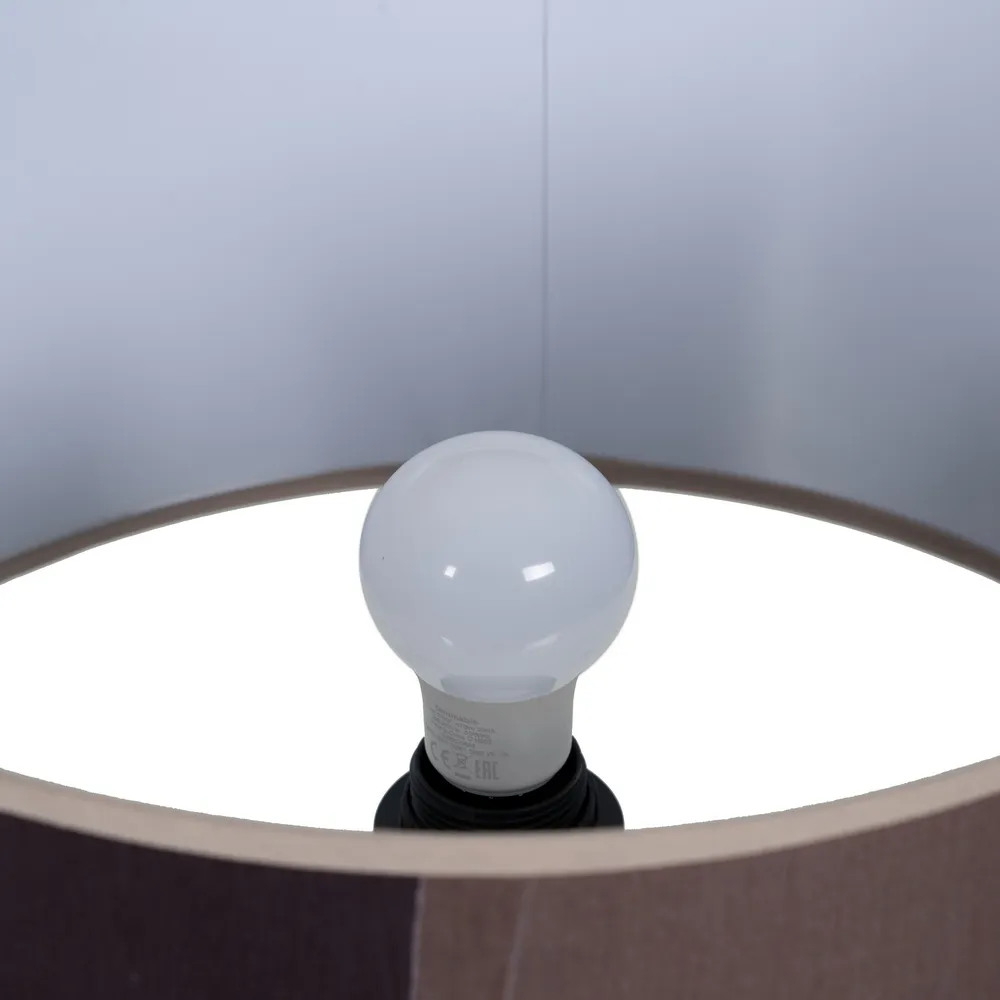 LAMPE METAL MARRON TYPE ETHNIQUE  DIAM 40 CM 60 CM HAUT - Photo N°4