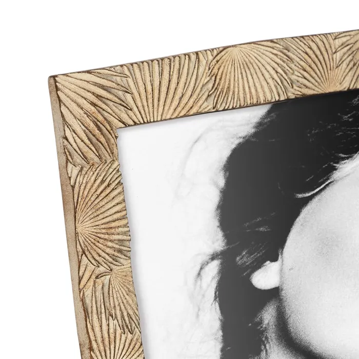 CADRE PHOTO 13 X 18 BEIGE PATINE ASPECT BOIS 17.2 X 23 X 2 CM - Photo N°4