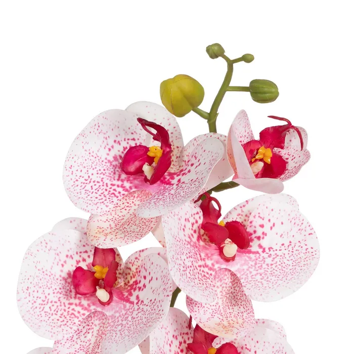 BRANCHE D ORCHIDEE PHALAENOPSIS ROSE 107 CM - Photo N°4