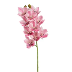 BRANCHE D ORCHIDEE CYMBIDIUM ROSE 71 CM
