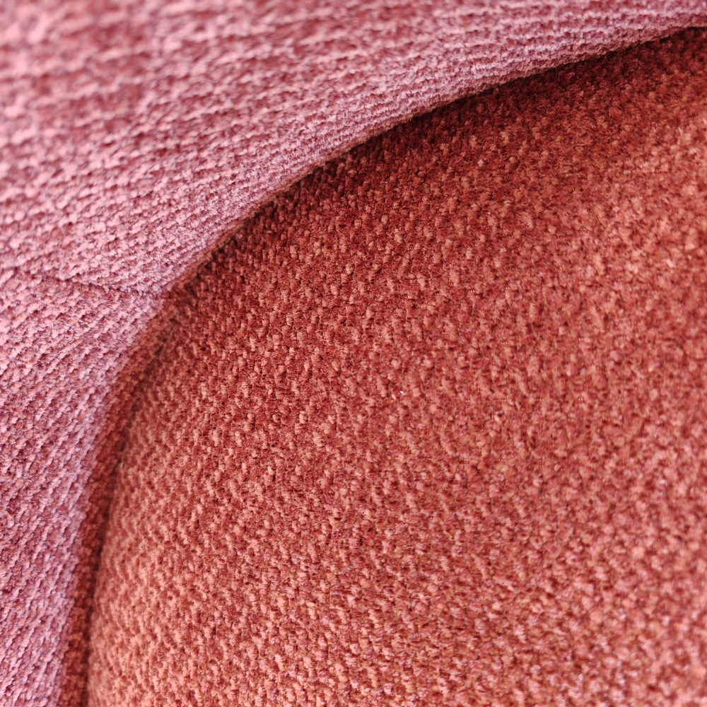 FAUTEUIL LADOGA TOURNANT TISSU PRUNE 66 X 71 X 80 CM - Photo N°4