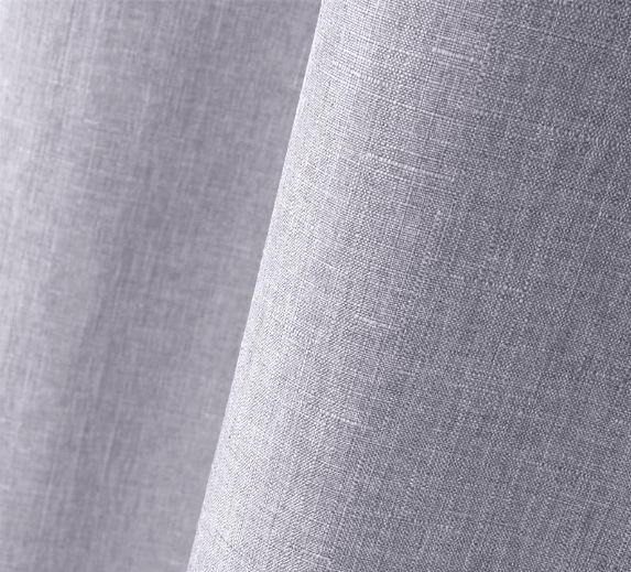 RIDEAU ANNEAUX BEA GRIS 140 X 260 CM - Photo N°3