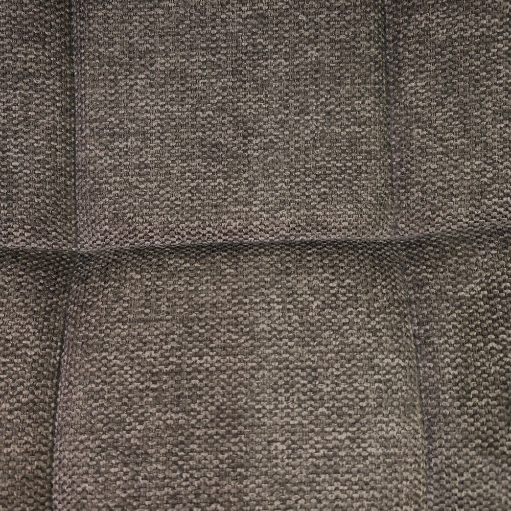 CHAISE D'ILOT PIED METAL NOIR ASSISE TISSU GRIS 46 X 52 X 95 CM - Photo N°2