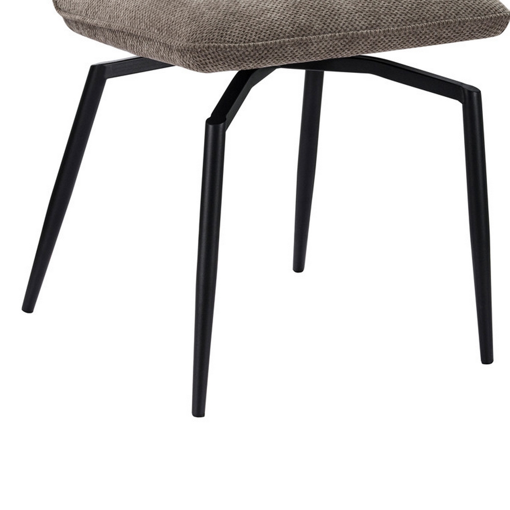 CHAISE LARA PIVOTANTE 180° PIED NOIR TISSU SABLE 45.5 X 89 X 49 CM - Photo N°9