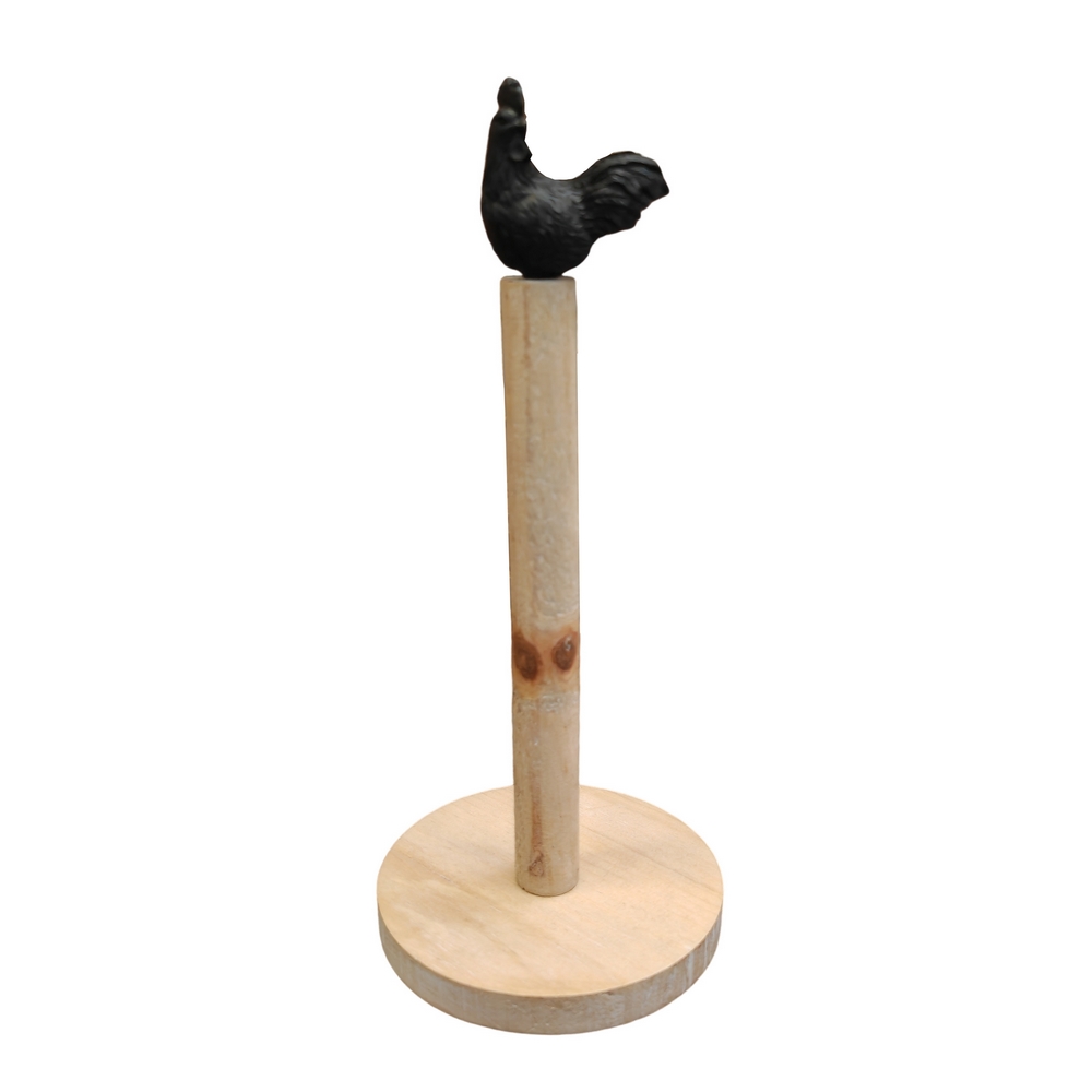 DEVIDOIR SOPALIN VERTICAL EN BOIS ET RESINE DECOR COQ 30 X 13 CM - Photo N°3