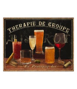 PLAQUE THERAPIE DE GROUPE 33 X 25 CM
