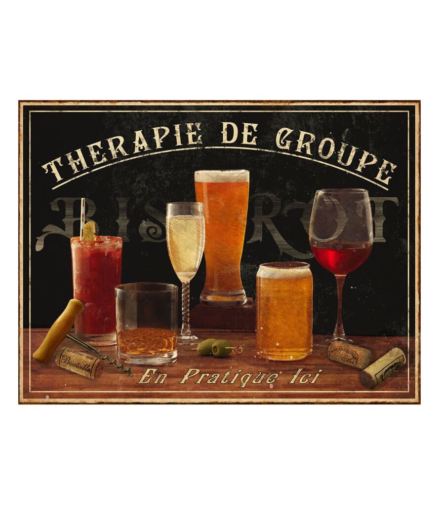 PLAQUE THERAPIE DE GROUPE 33 X 25 CM - Photo N°1