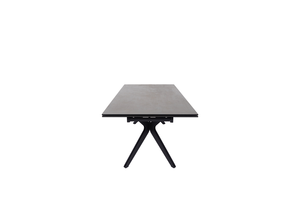 TABLE PG HOME MALAGA CERAMIQUE NOIR BRONZE 200/300 X 100 X 76 CM - Photo N°2