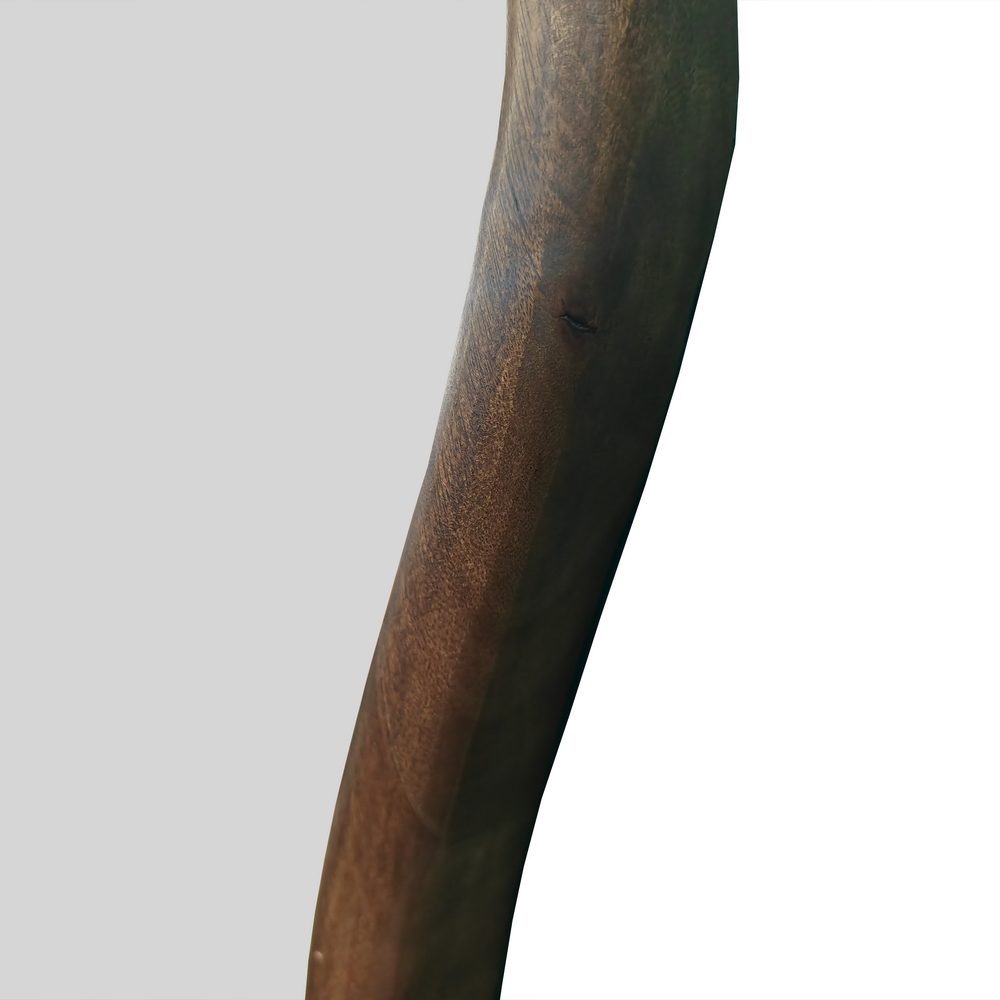 MIROIR EN BOIS WAVY SPIEGEL DE FORME IRREGULIERE FONCE 121 X 62 X 4 CM - Photo N°3