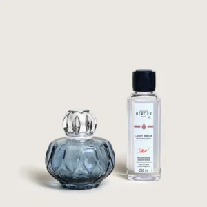 COFFRET LAMPE ROSALIE BLEUE SENTEUR PETILLANCE EXQUISE