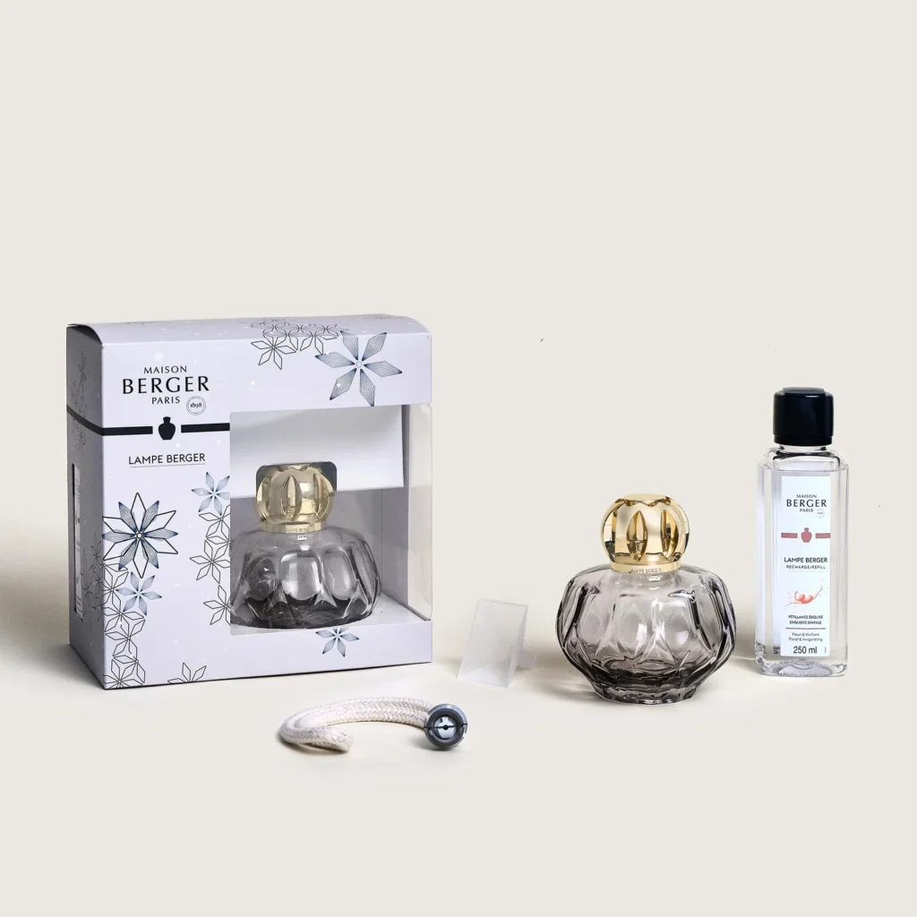 COFFRET LAMPE ROSALIE GRISE SENTEUR PETILLANCE EXQUISE - Photo N°6