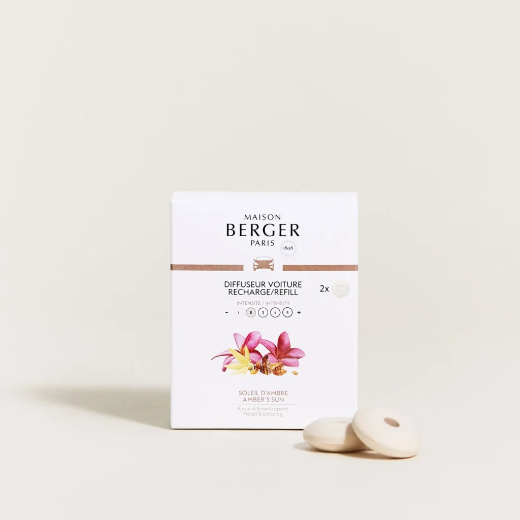 RECHARGES DIFFUSEUR VOITURE SOLEIL D'AMBRE - Photo N°1