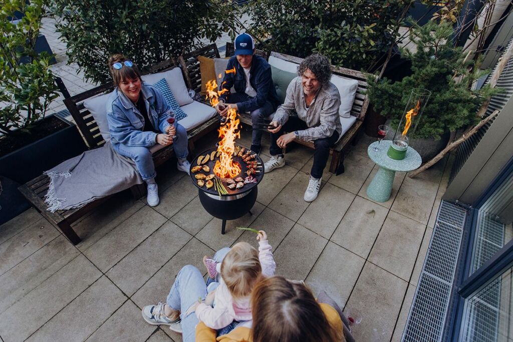 PLANCHA MOON 45 FONTE  DIAMETRE 53 CM DIM 53 X 9 X 20 CM - Photo N°2