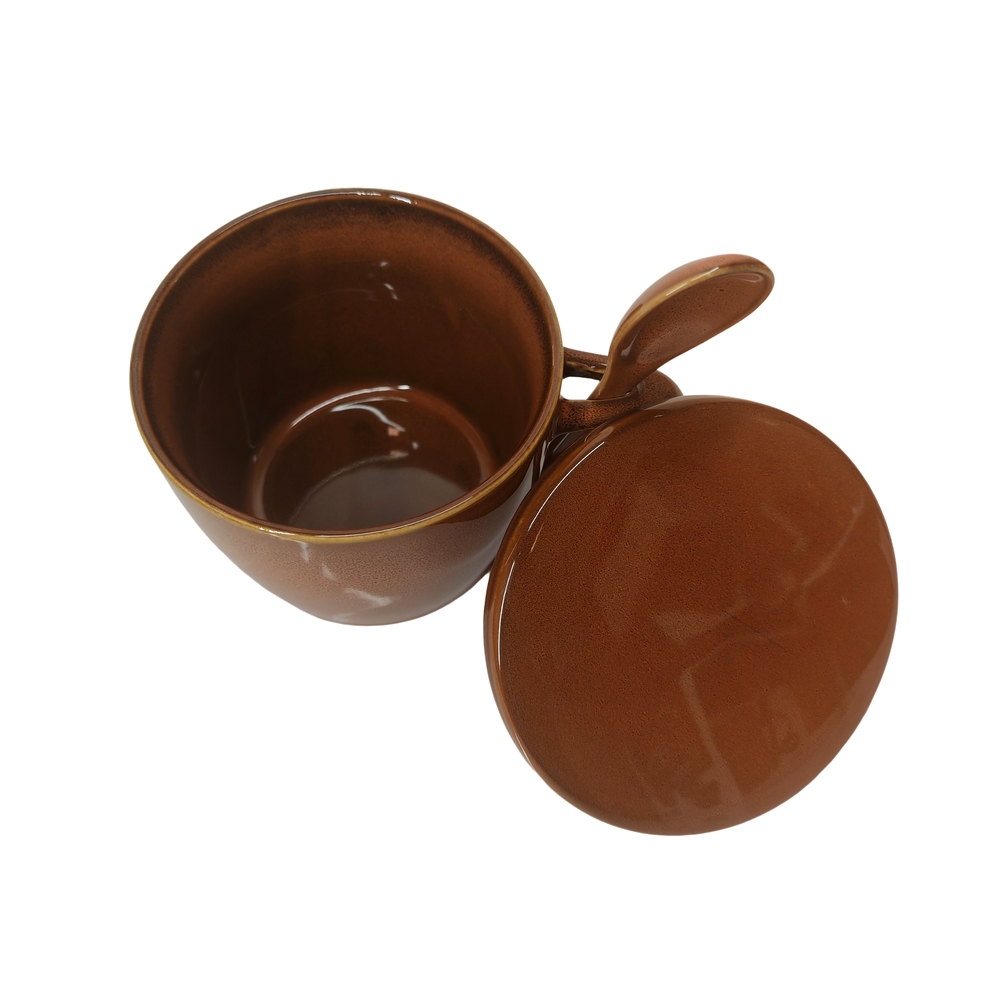 COFFRET BOL A SOUPE ELYAS 750 ML TERRACOTTA 12.5 x 10 cm - Photo N°2