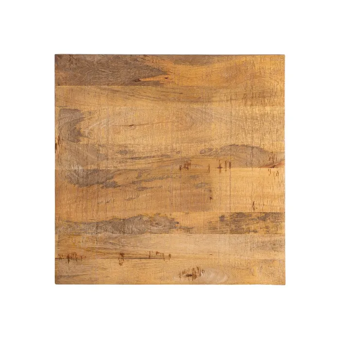 PLATEAU MANGUIER VERNIS 70 X 70 X 3 CM - Photo N°1