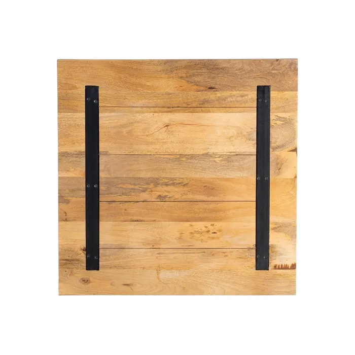 PLATEAU MANGUIER VERNIS 70 X 70 X 3 CM - Photo N°4