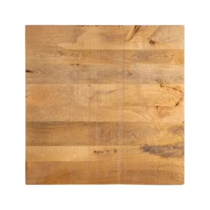 PLATEAU MANGUIER VERNIS 80 X 80 X 3 CM