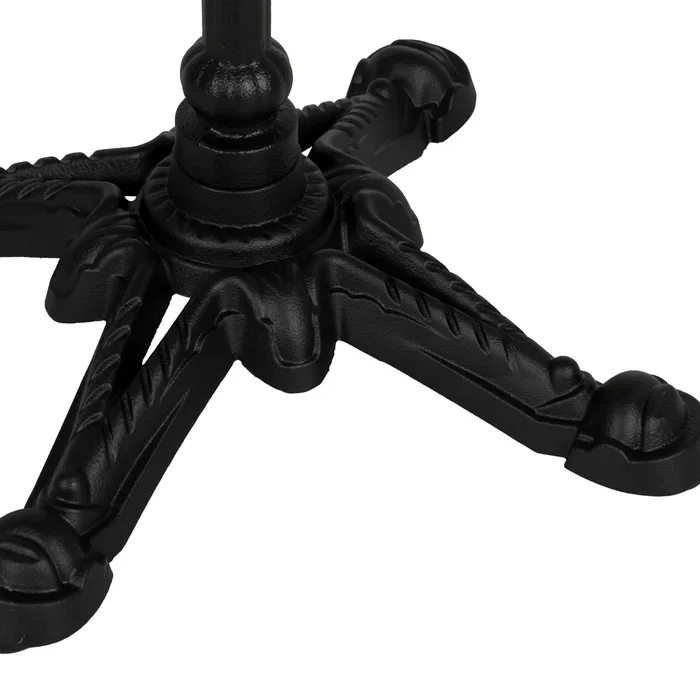 PIEDS DE TABLE EN FONTE NOIR AVEC SUPPORT PLATEAU 72 CM - Photo N°3