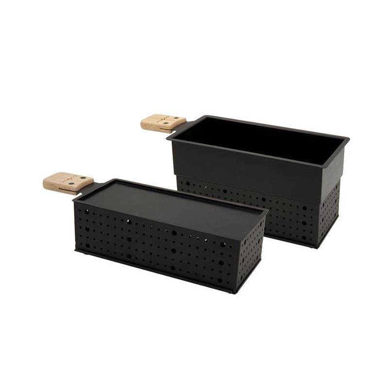 SET A RACLETTE  et  FONDUE A LA BOUGIE METAL POUR 2-3 PERSONNES - Photo N°9