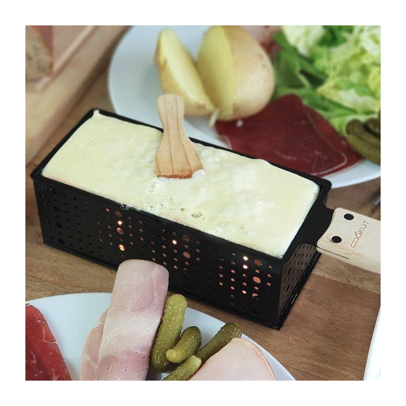 SET A RACLETTE  et  FONDUE A LA BOUGIE METAL POUR 2-3 PERSONNES - Photo N°5