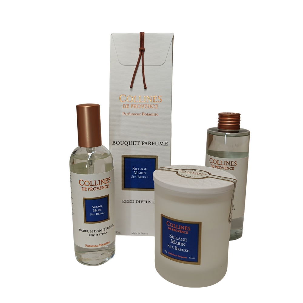 BOUGIE PARFUMEE SILLAGE MARIN 180GR ARTISANALE - Photo N°3