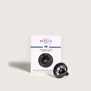 PINCE DIFFUSEUR VOITURE RESONANCE GUN METAL LAMPE BERGER