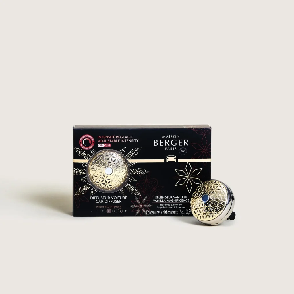 KIT PINCE DIFFUSEUR VOITURE SPLENDEUR VANILLEE LAMPE BERGER - Photo N°5