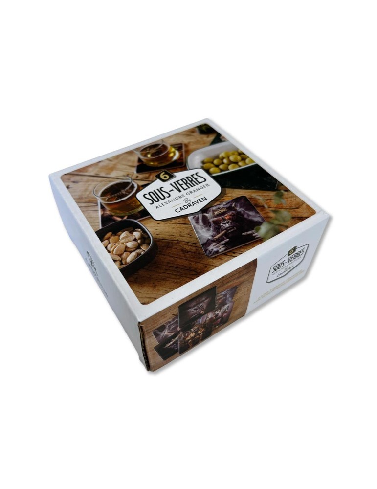 SET DE 6 SOUS VERRES DIFFERENTS COLLECTION GRANGER 10 X 10 CM - Photo N°5