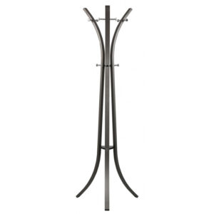 PORTE MANTEAUX PERROQUET PIED METAL GRIS 58 X 175 CM