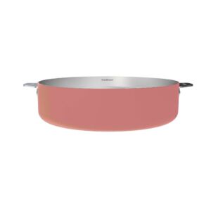 LA MERVEILLEUSE SAUTEUSE INOX 28 CM COULEUR ROSE GUIMAUVE
