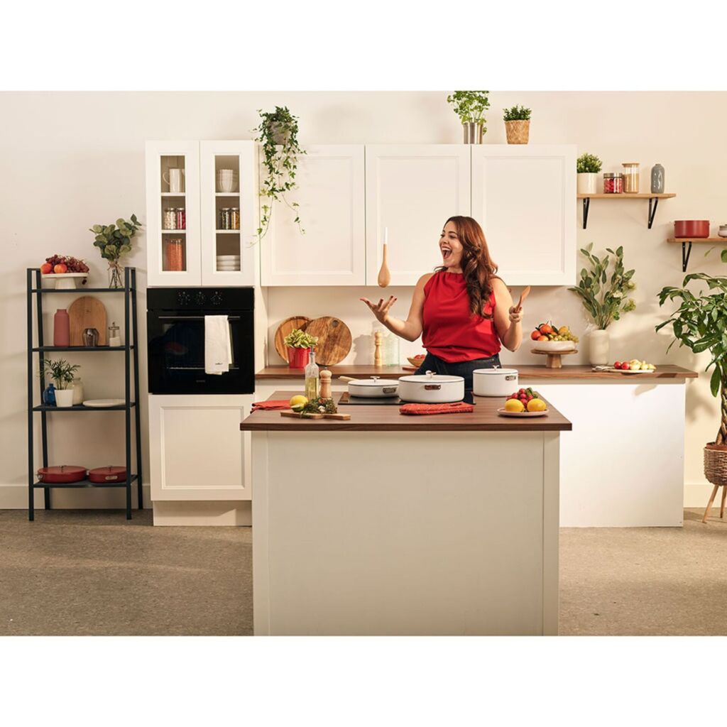 LA MERVEILLEUSE POELE INOX 24 CM COULEUR POLAIRE - Photo N°2