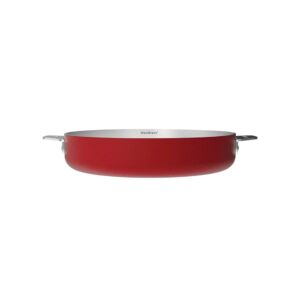 LA MERVEILLEUSE POELE INOX 24 CM COULEUR ROUGE PASSION