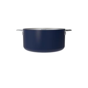 LA MERVEILLEUSE CASSEROLE COCOTTE INOX 20 CM COULEUR BLEU MYRTILLE