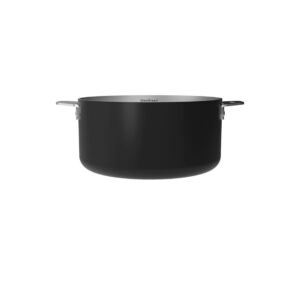 LA MERVEILLEUSE CASSEROLE COCOTTE INOX 20 CM COULEUR NOIR GRAPHITE