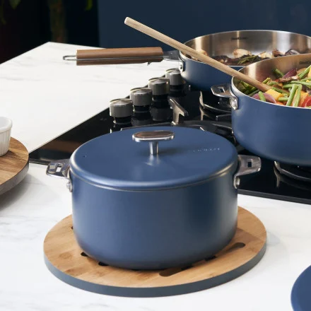 LE MERVEILLEUX COUVERCLE INOX BLEU MYRTILLE 20 CM COOKUT - Photo N°3