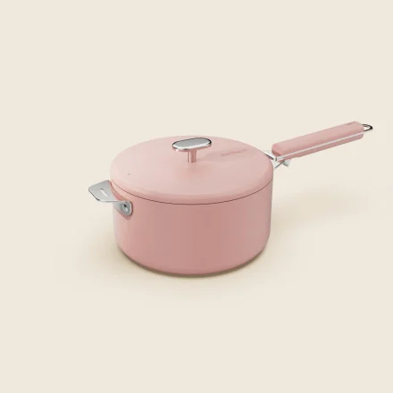 LE MERVEILLEUX COUVERCLE INOX ROSE GUIMAUVE 20 CM COOKUT - Photo N°4